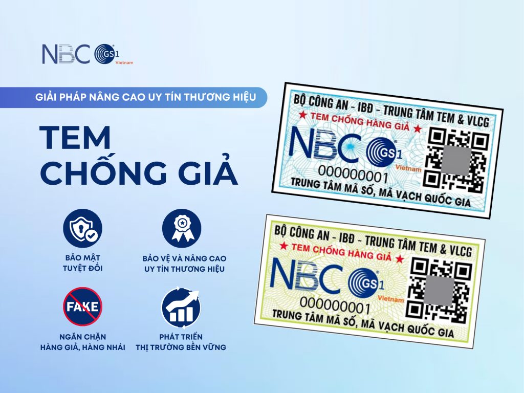 Truy xuất nguồn gốc hiệu quả thông qua áp dụng tem chống giả điện tử