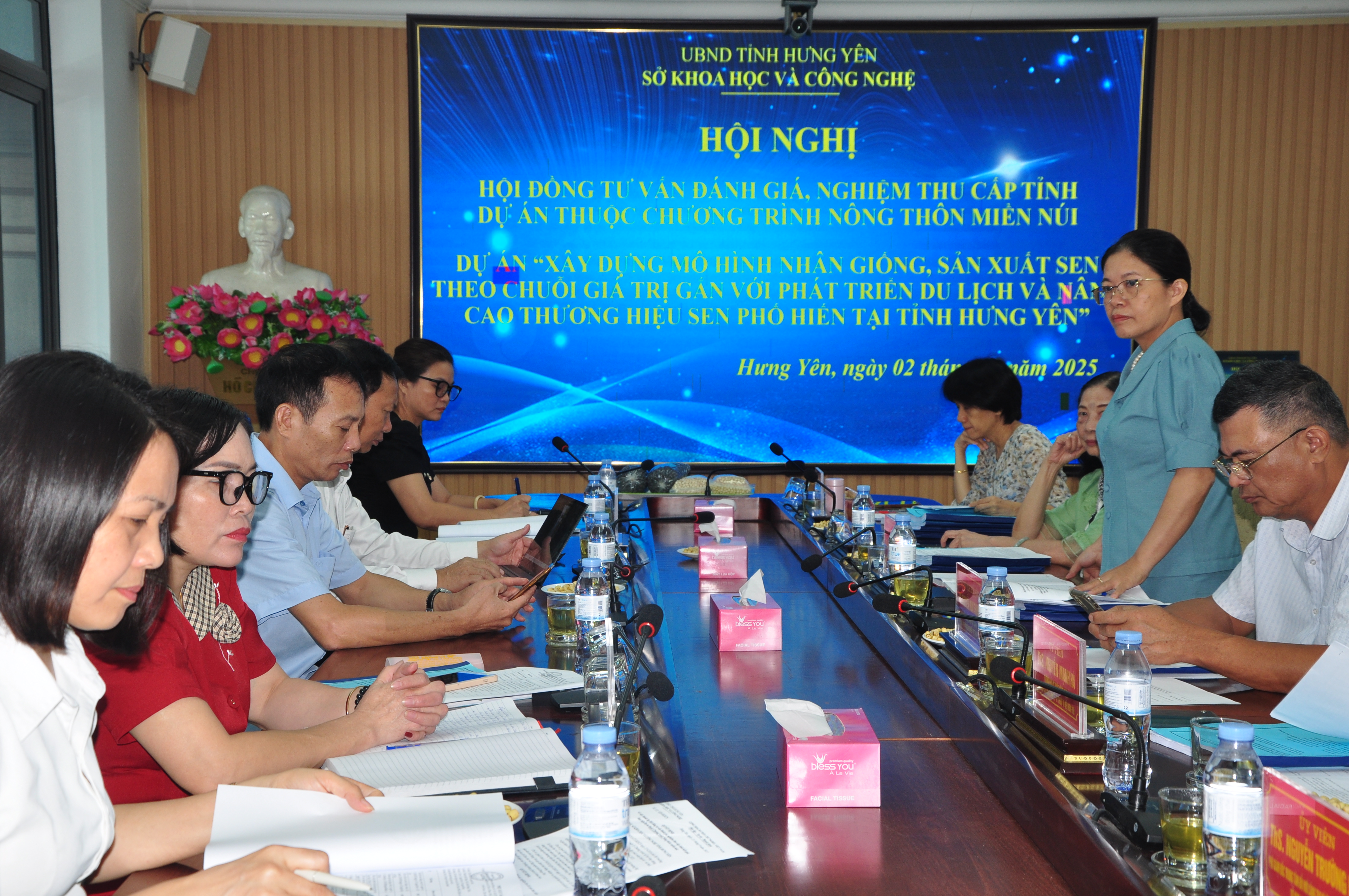 Hưng Yên nghiệm thu dự án chuỗi giá trị sen Phố Hiến gắn với du lịch