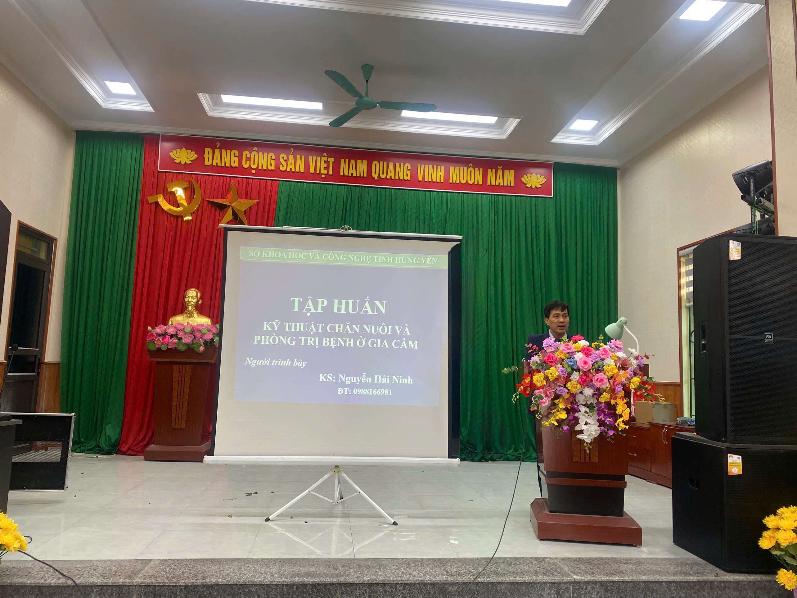 Ứng dụng KH&CN: Giải pháp Chăn nuôi an toàn và xử lý chất thải bền vững tại xã Hiệp Cường