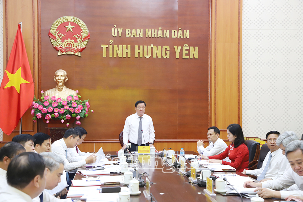 Hội nghị BCH Đảng bộ UBND tỉnh Hưng Yên nhiệm kỳ 2020 - 2025