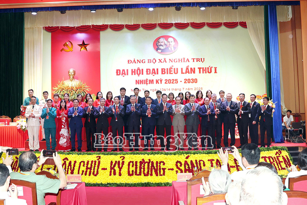 Tổng Bí thư Tô Lâm dự Đại hội đại biểu Đảng bộ xã Nghĩa Trụ lần thứ I, nhiệm kỳ 2025-2030