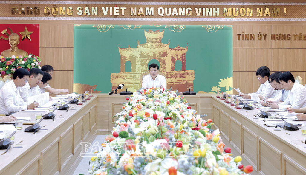 Phát huy tinh thần đoàn kết, xây dựng Đảng bộ các cơ quan Đảng tỉnh trong sạch, vững mạnh, nâng cao năng lực lãnh đạo, sức chiến đấu của các cấp ủy, tổ chức đảng, góp phần xây dựng Hưng Yên phát triển nhanh, bền vững