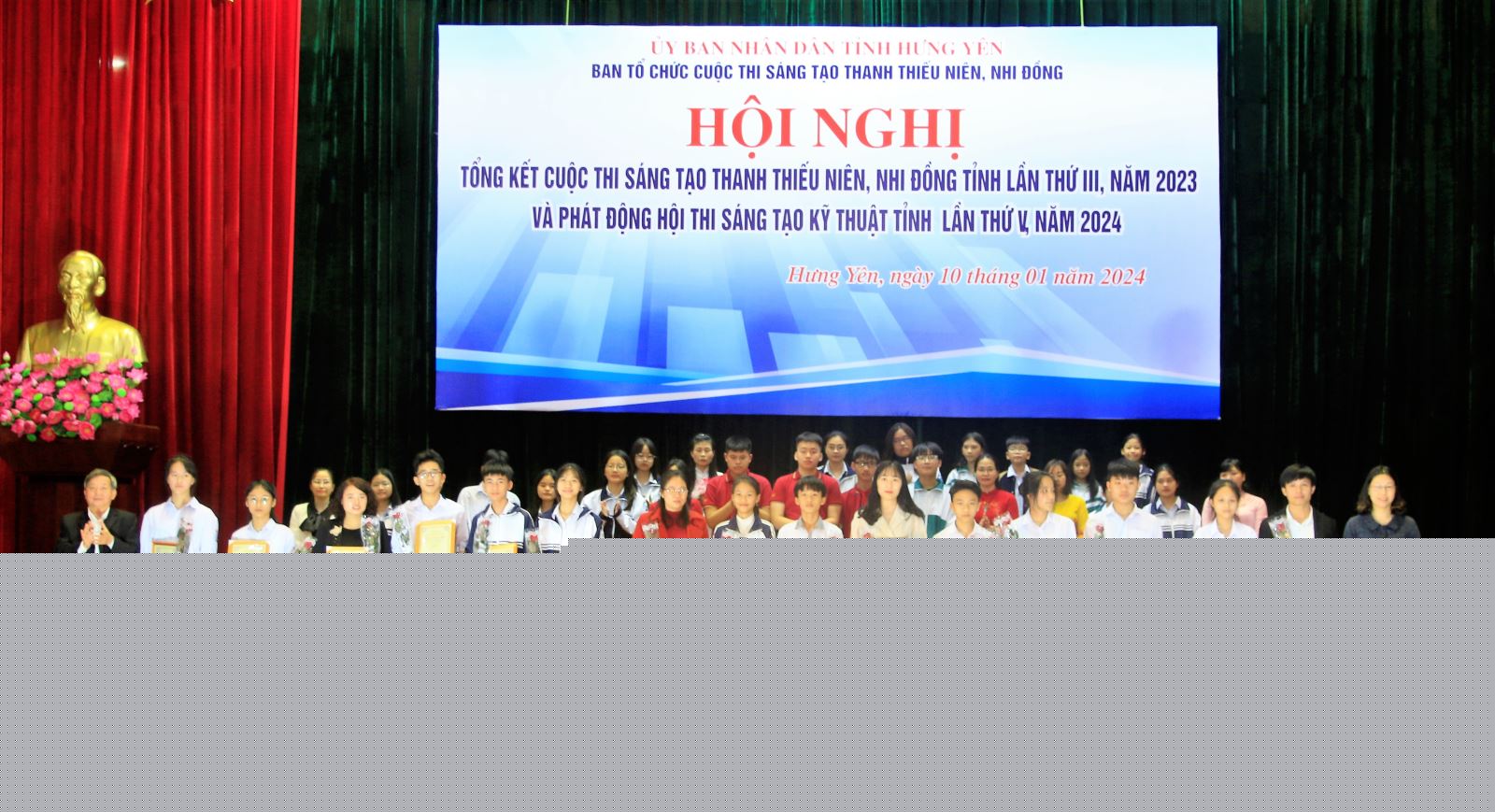 Tổng kết Cuộc thi Sáng tạo thanh thiếu niên, nhi đồng tỉnh Hưng Yên lần thứ III, năm 2023